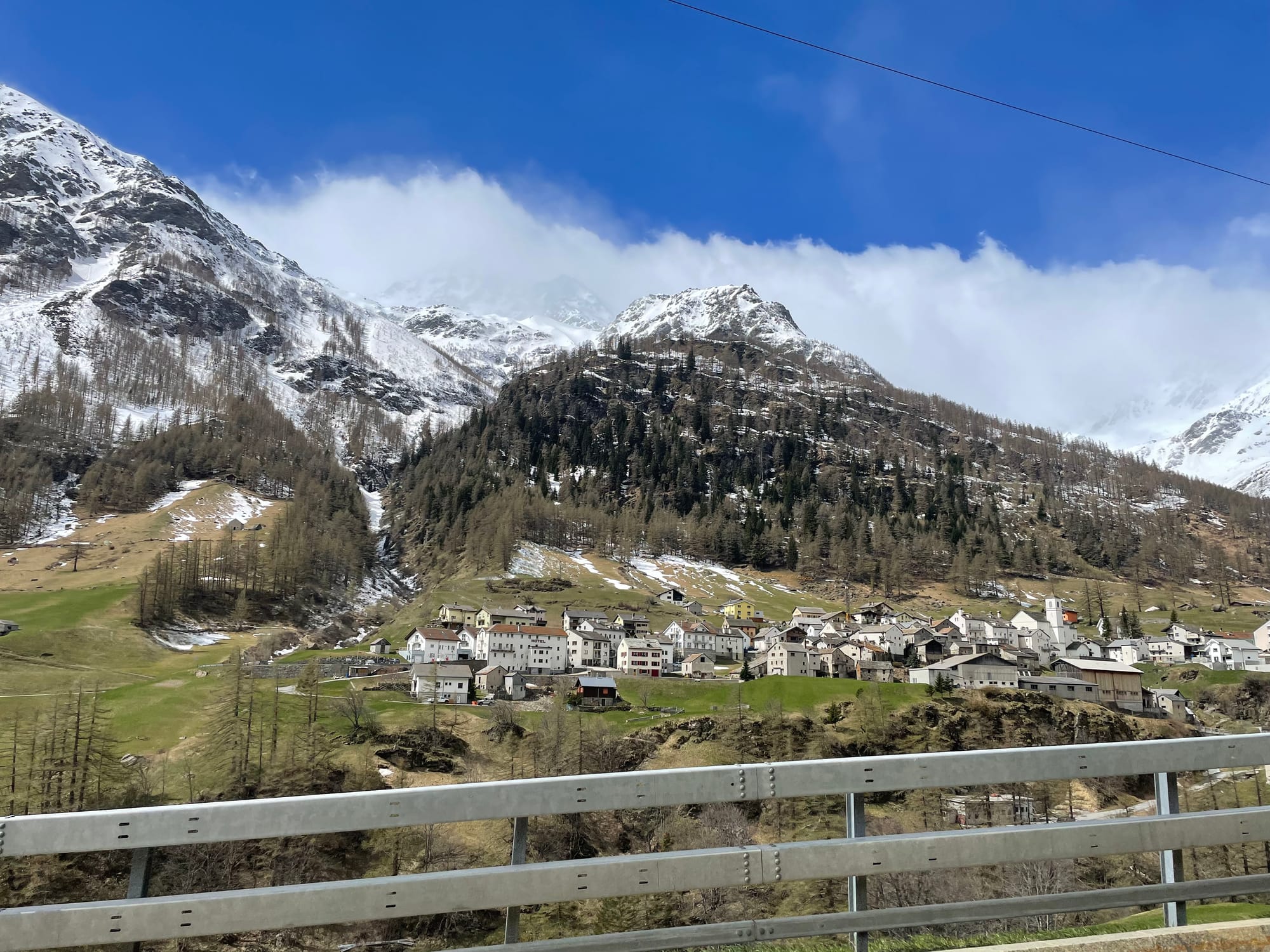 Turtmann, Switzerland - 20 April 2024