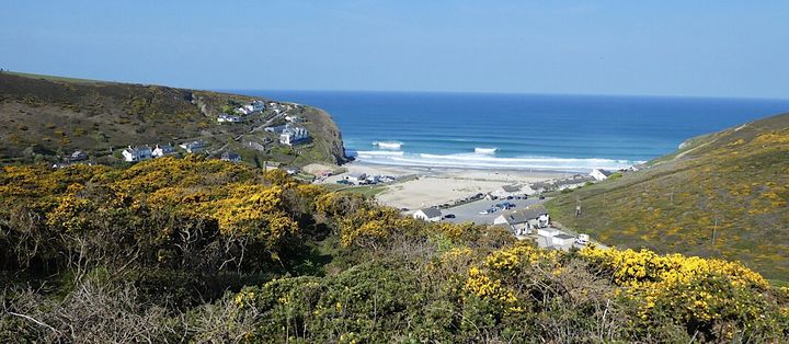 Wheal Kitty and Surfing in Porthtowan 11 April 2019